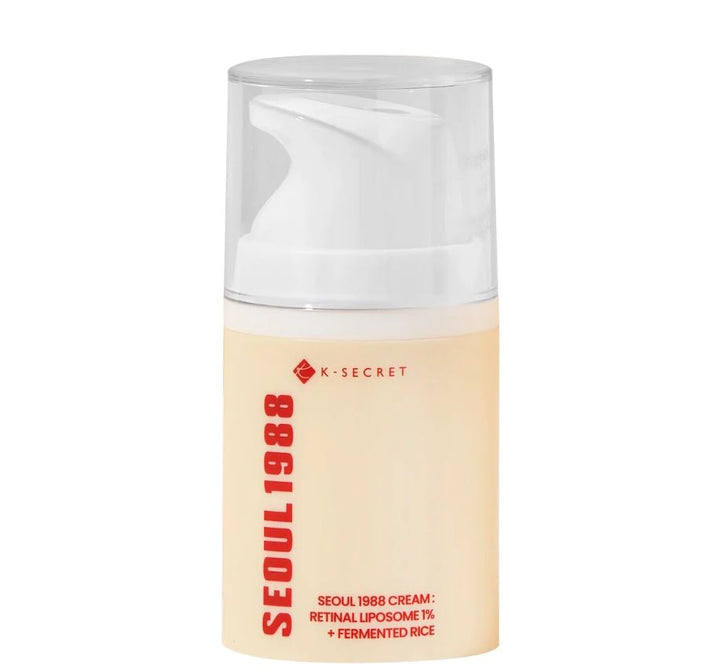 K-SECRET – SEOUL 1988 Cream: Retinal Liposome 1% + Fermented Rice - veido kremas