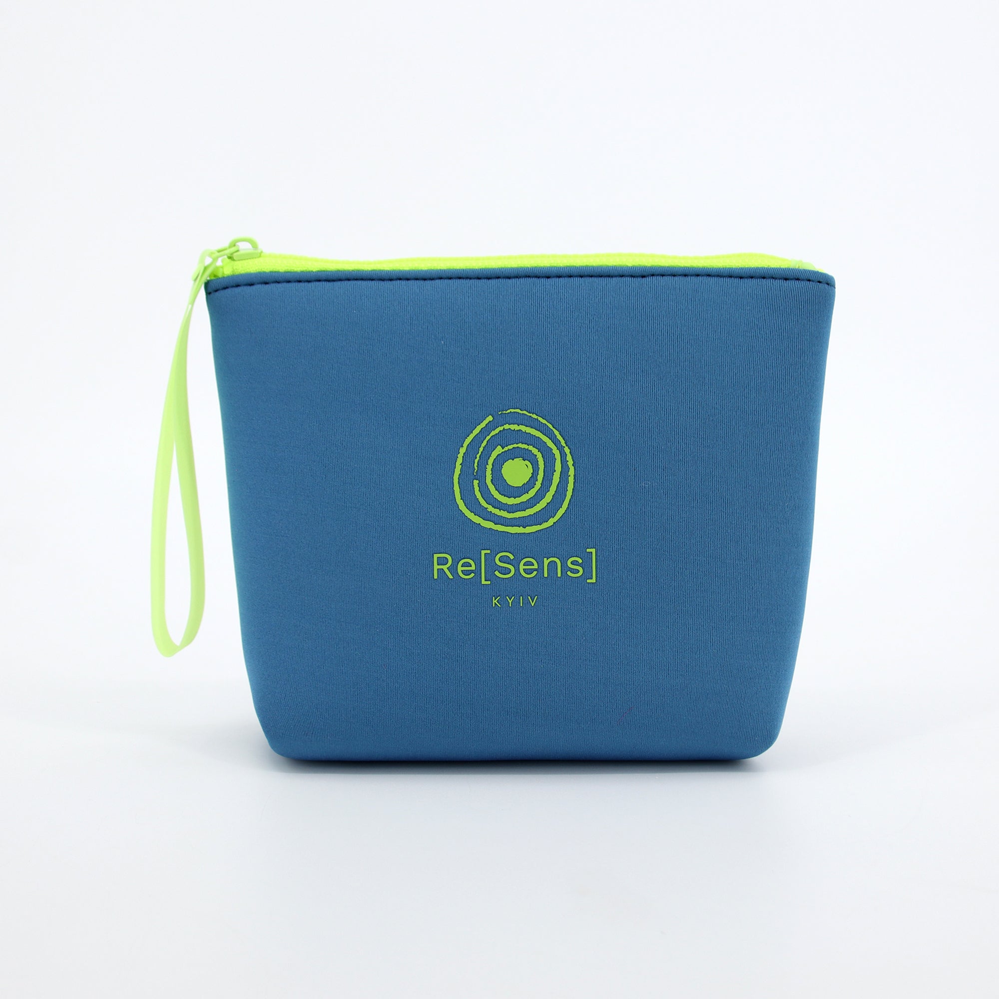 Neopreninė mėlynos ir žalios spalvos kosmetinė