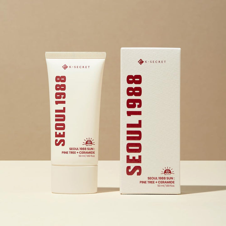 K-SECRET – SEOUL 1988 Sun: Pine Tree + Ceramide SPF50+ PA++++ - apsauginis kremas nuo saulės