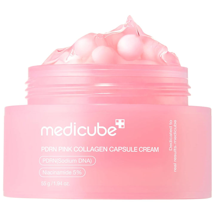 Medicube - PDRN Pink Collagen Capsule Cream - veido kremas