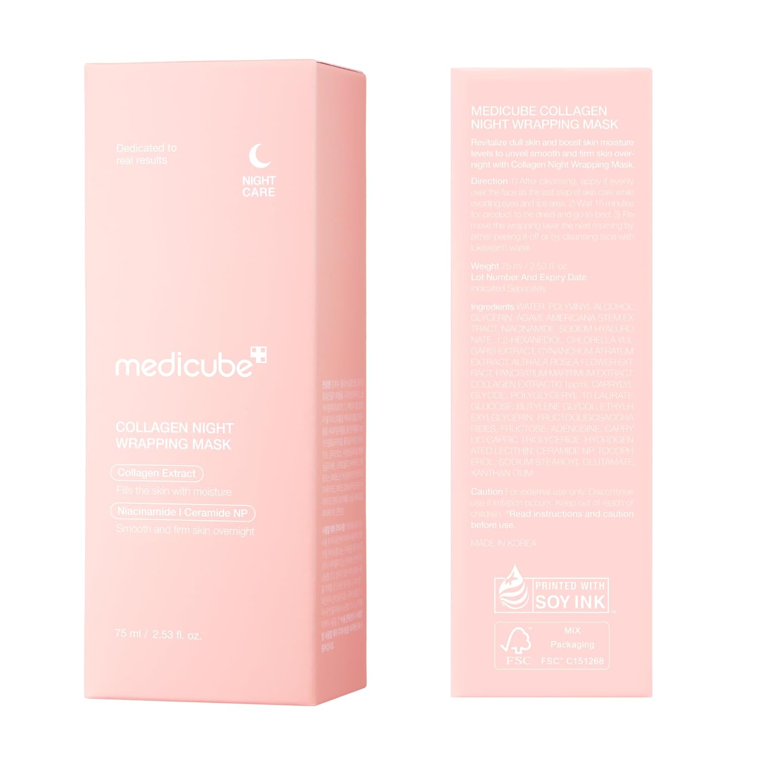 Medicube – Collagen Night Wrapping Mask - naktinė veido kaukė