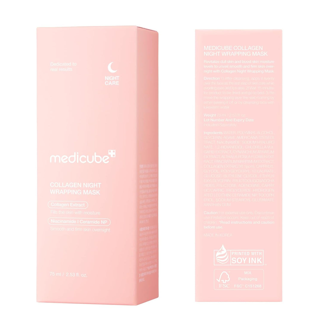 Medicube – Collagen Night Wrapping Mask - naktinė veido kaukė