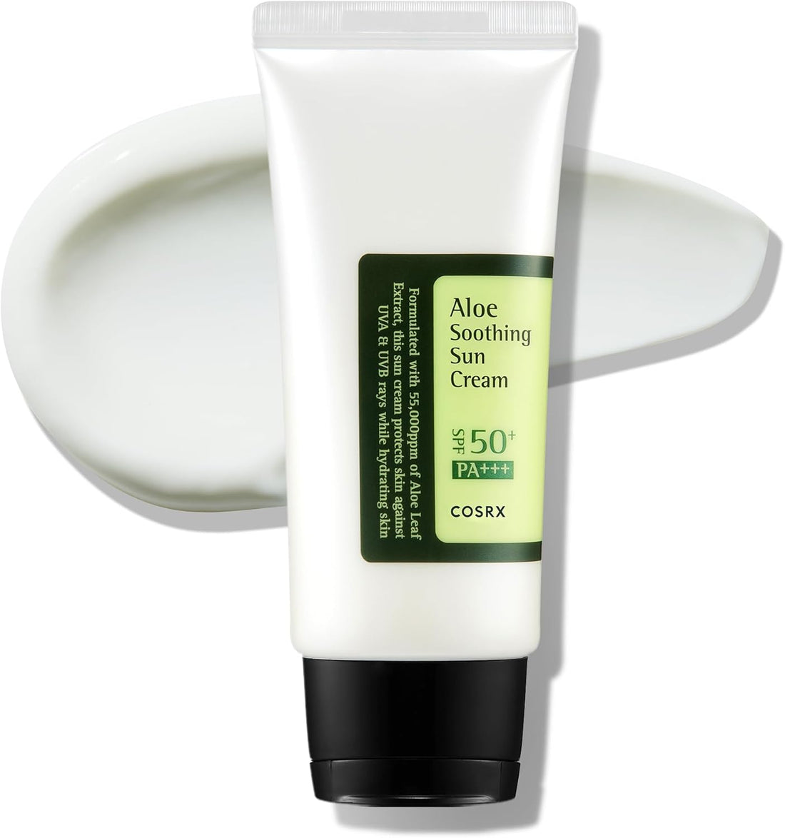 COSRX – Aloe Soothing Sun Cream SPF50 PA+++ - apsauginis kremas nuo saulės