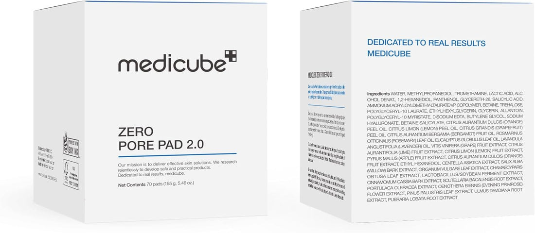 Medicube – Zero Pore Pad 2.0 - toniko padeliai su AHA ir BHA