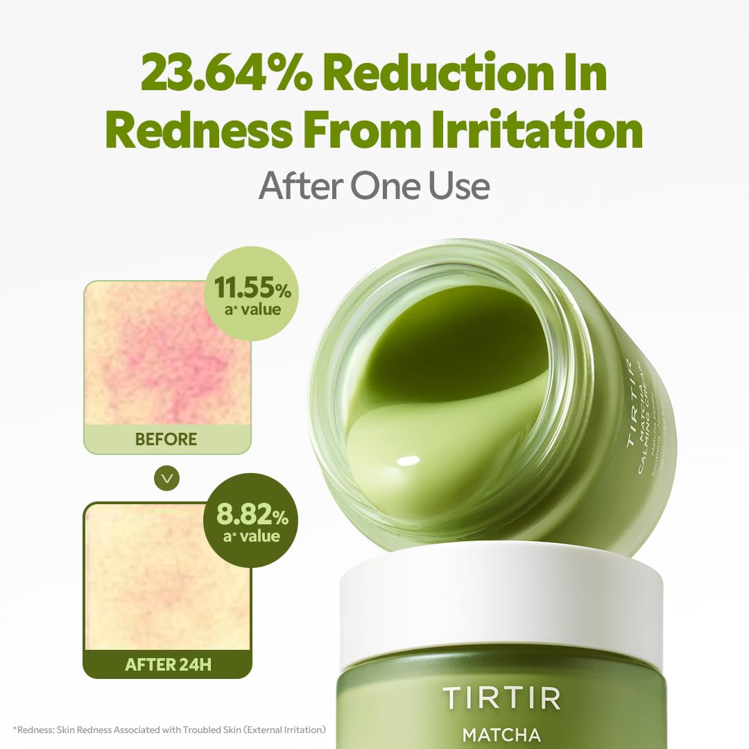 TIRTIR – Matcha Calming Cream - raminamasis veido kremas su matcha ekstraktu