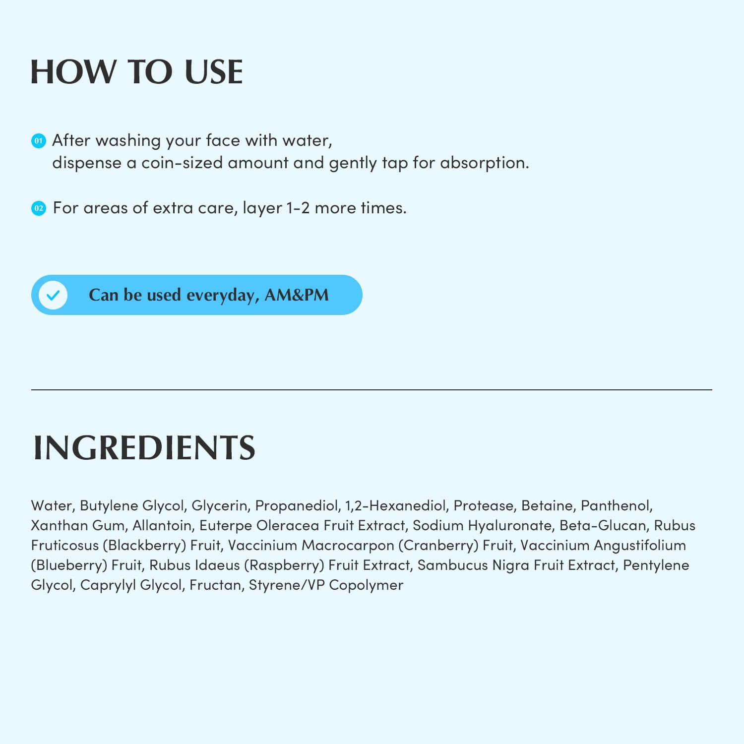 Eqqualberry – Swimming Pool Daily Facial Toner - veido tonikas