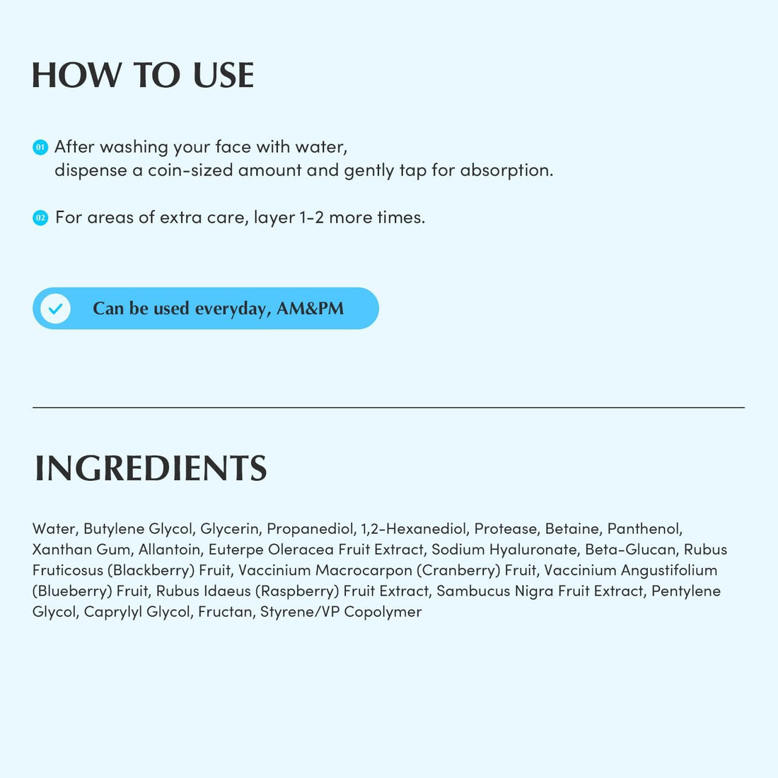 Eqqualberry – Swimming Pool Daily Facial Toner - veido tonikas