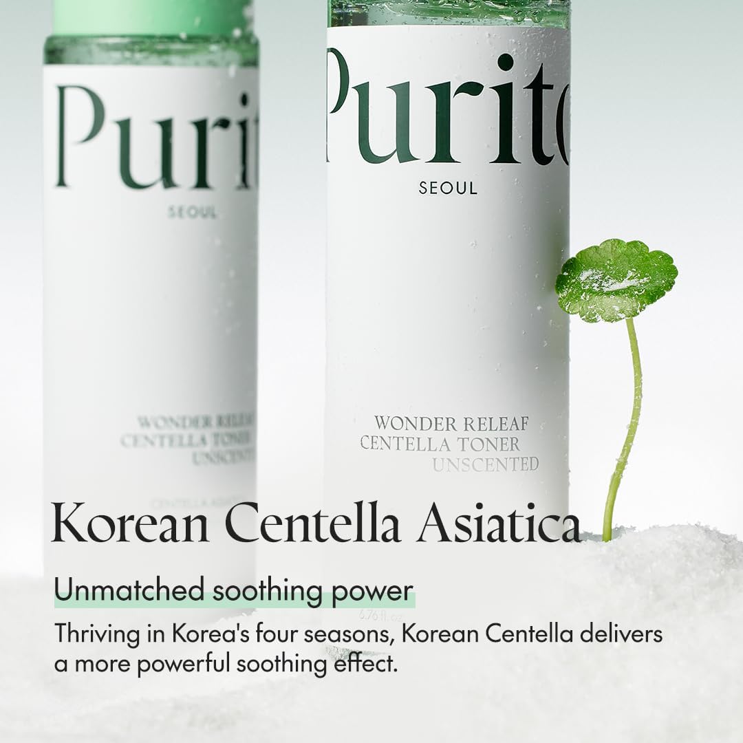 PURITO – Wonder Releaf Centella Toner Unscented - veido tonikas