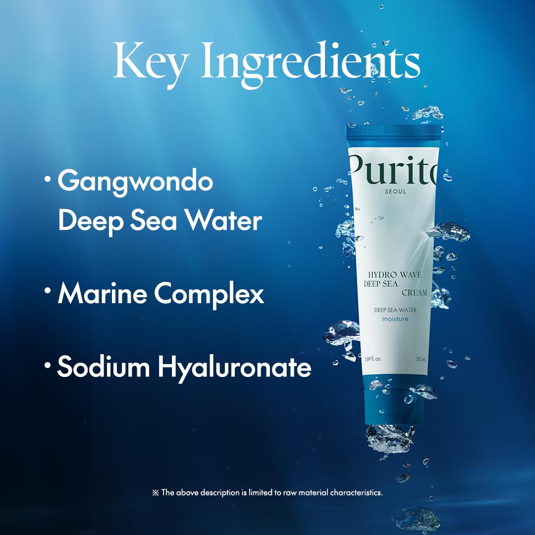 PURITO – Hydro Wave Deep Sea Cream - veido kremas