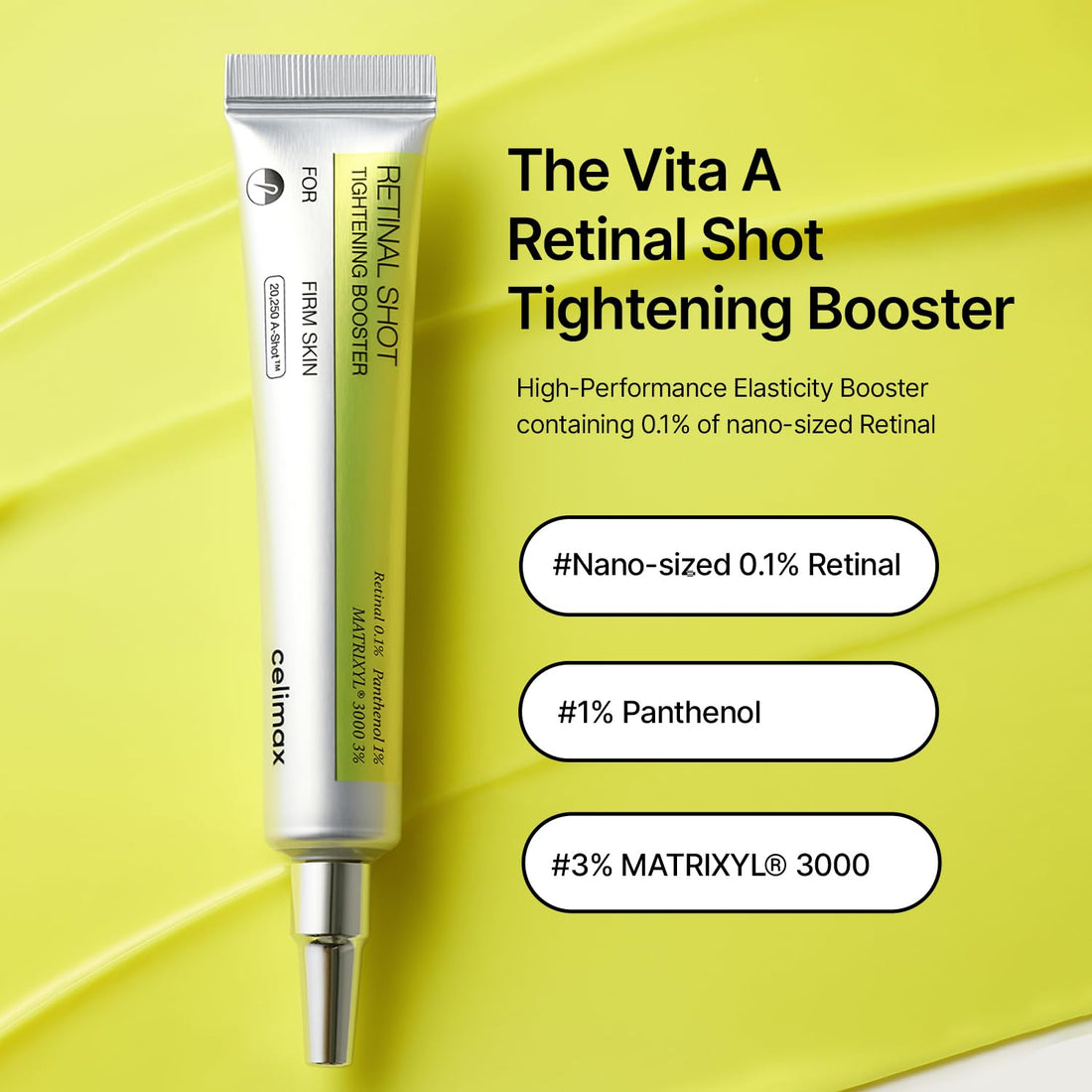 Celimax – Retinal Shot Tightening Booster - veido serumas