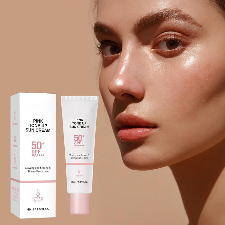Medicube - Pink PDRN Tone Up Sun Cream - apsauga nuo saulės