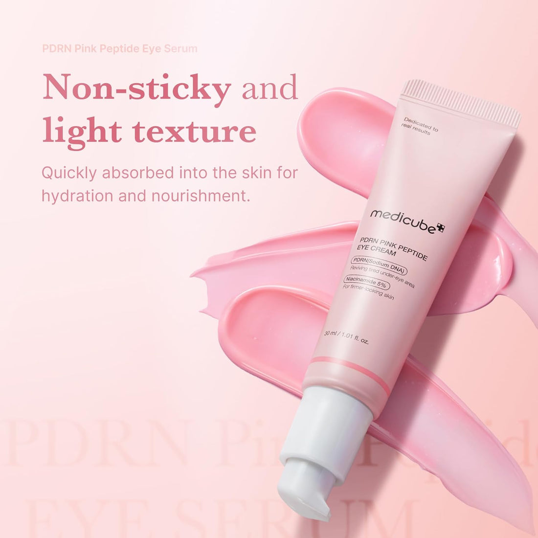 Medicube - PDRN Pink Peptide Eye Cream - paakių kremas
