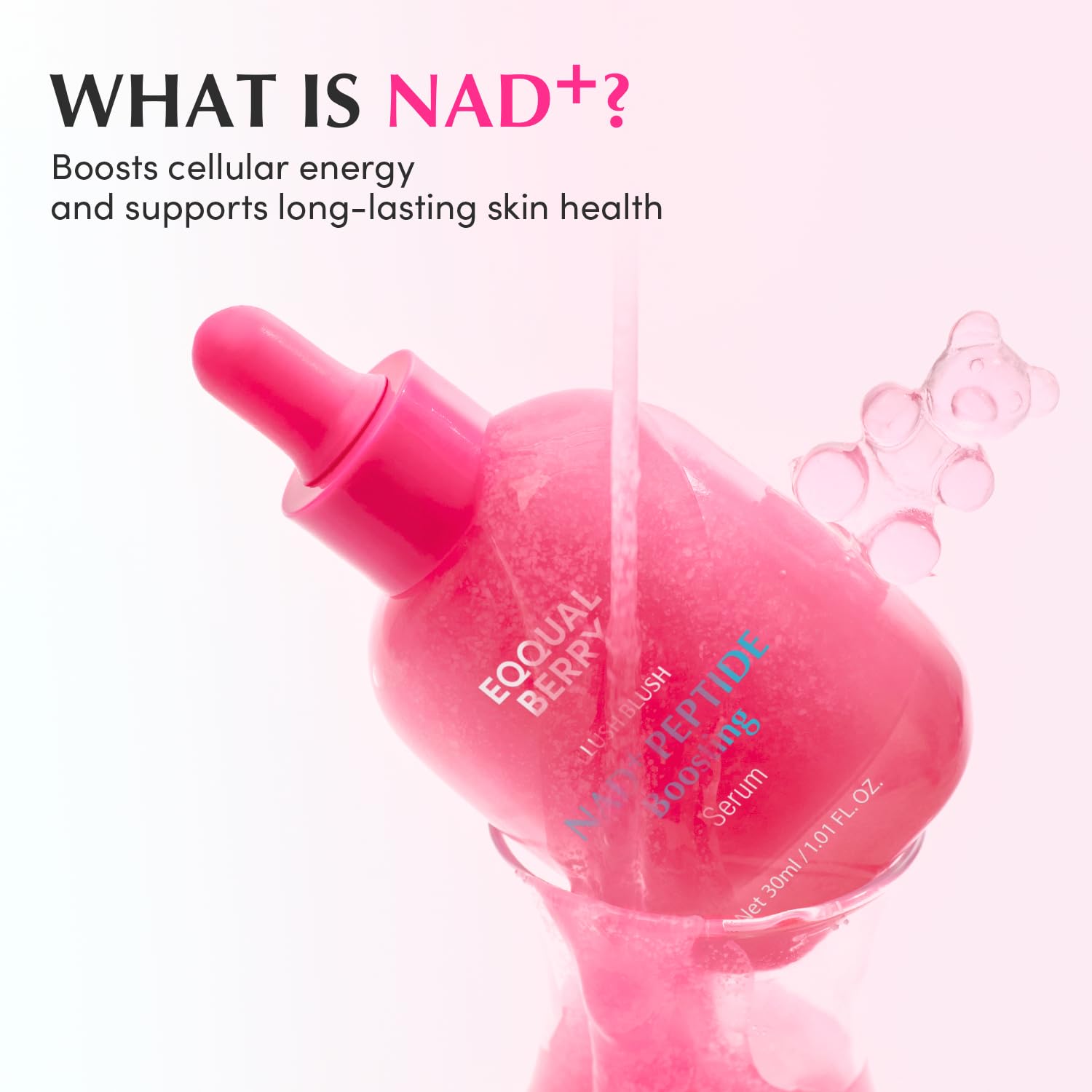 Eqqualberry – NAD+ Peptide Boosting Serum - veido serumas