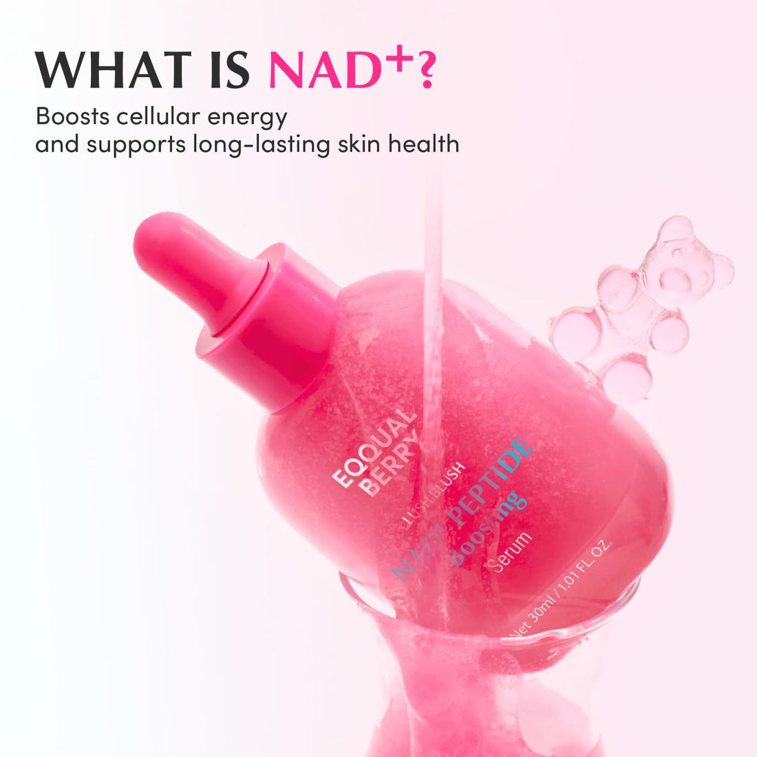 Eqqualberry – NAD+ Peptide Boosting Serum - veido serumas