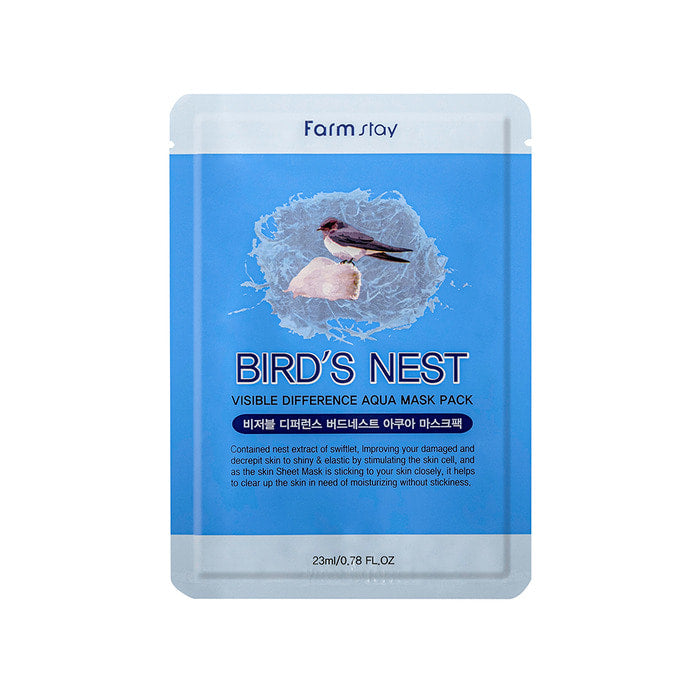 Farmstay – Visible Difference Mask Sheet (Bird’s Nest) - lakštinė kaukė