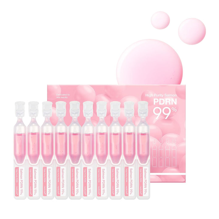 Medicube – PDRN Pink One Day Serum - vienkartinės ampulės odos atnaujinimui ir švytėjimui