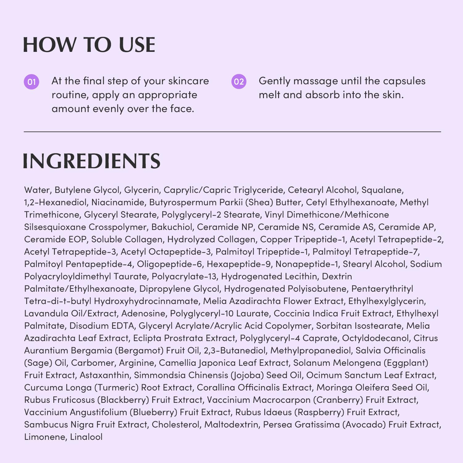 Eqqualberry – Bakuchiol Plumping Capsule Cream - veido kremas