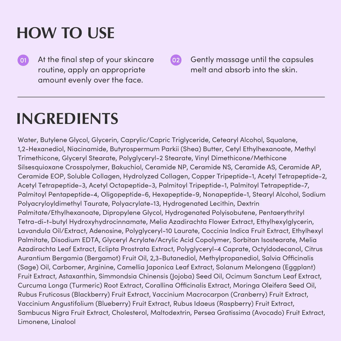 Eqqualberry – Bakuchiol Plumping Capsule Cream - veido kremas