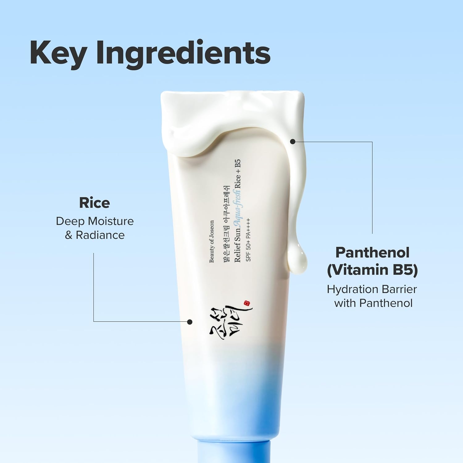 Beauty of Joseon – Relief Sun Aqua-Fresh Rice + B5 SPF50+ PA++++ - apsauginis kremas nuo saulės