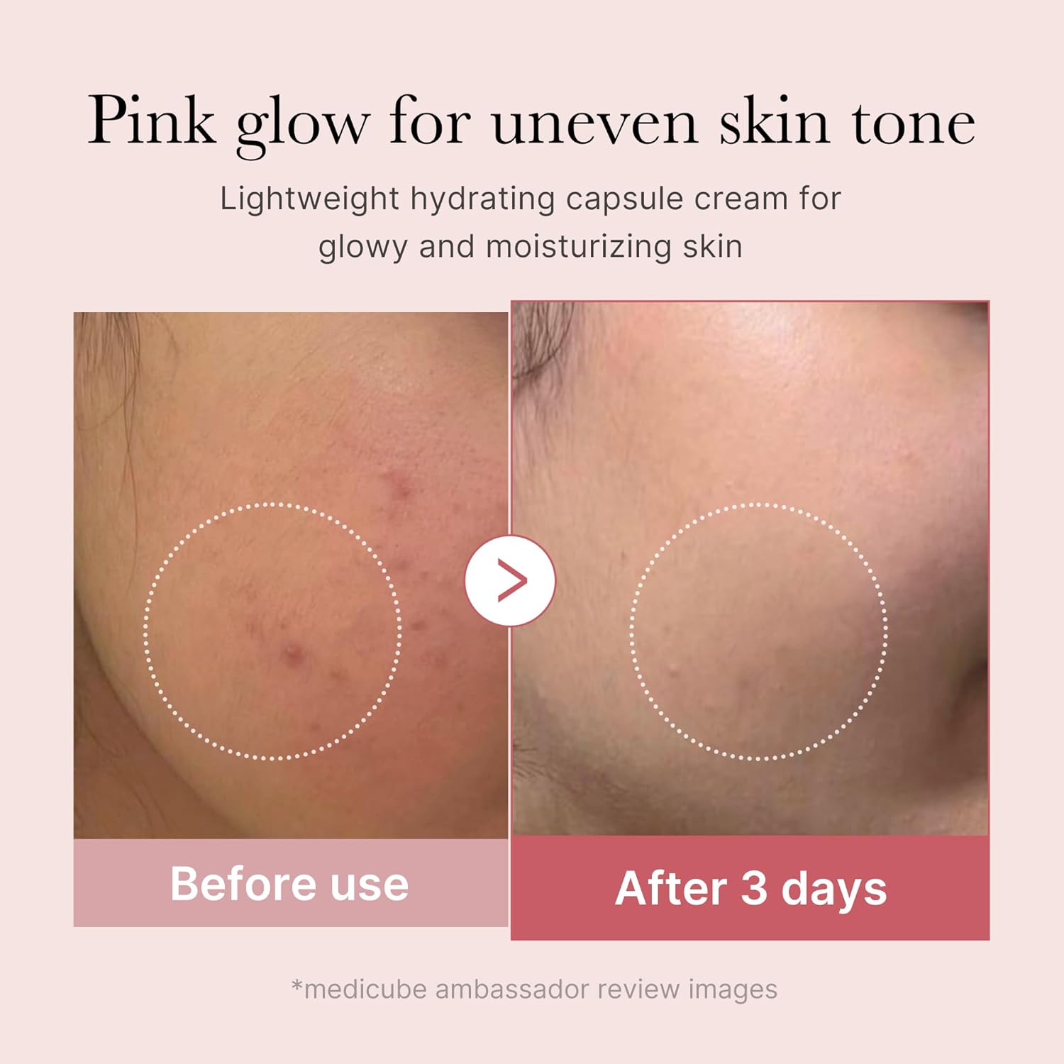 Medicube - PDRN Pink Collagen Capsule Cream - veido kremas