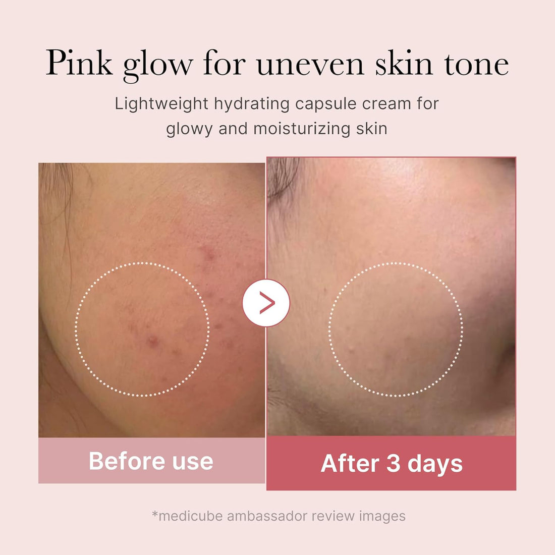Medicube - PDRN Pink Collagen Capsule Cream - veido kremas