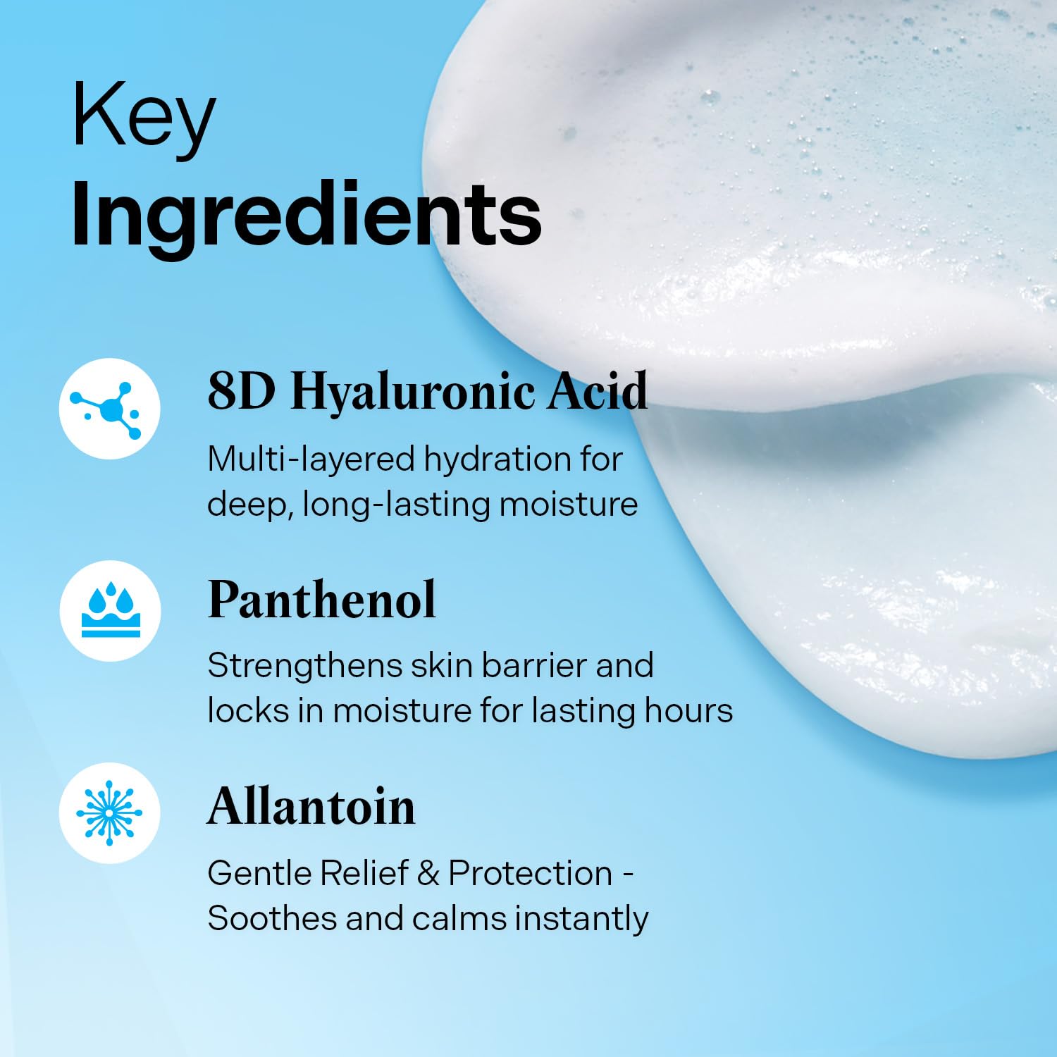 Torriden – Dive-in Low Molecular Hyaluronic Acid Cleansing Foam - veido prausiklis su hialurono rūgštimi