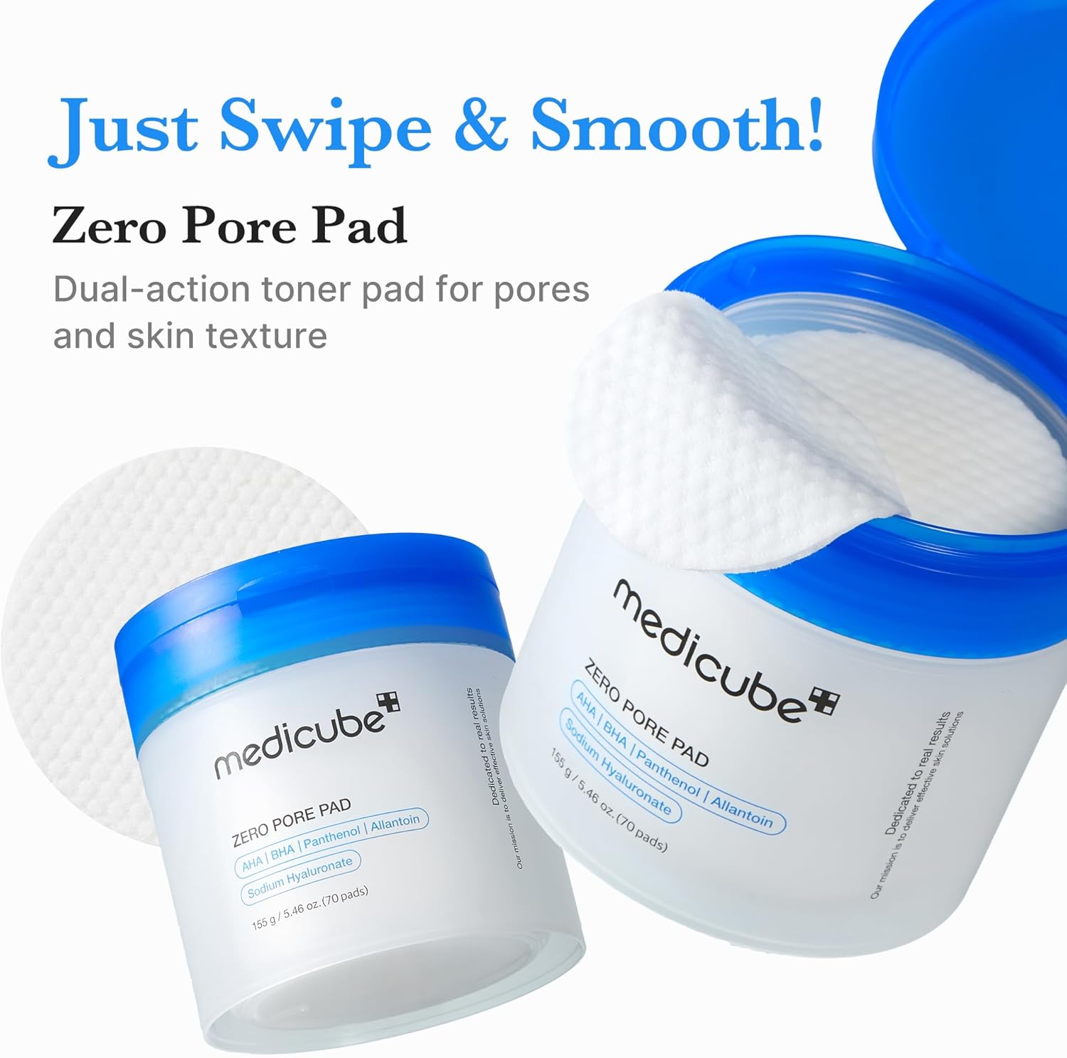 Medicube – Zero Pore Pad 2.0 - toniko padeliai su AHA ir BHA