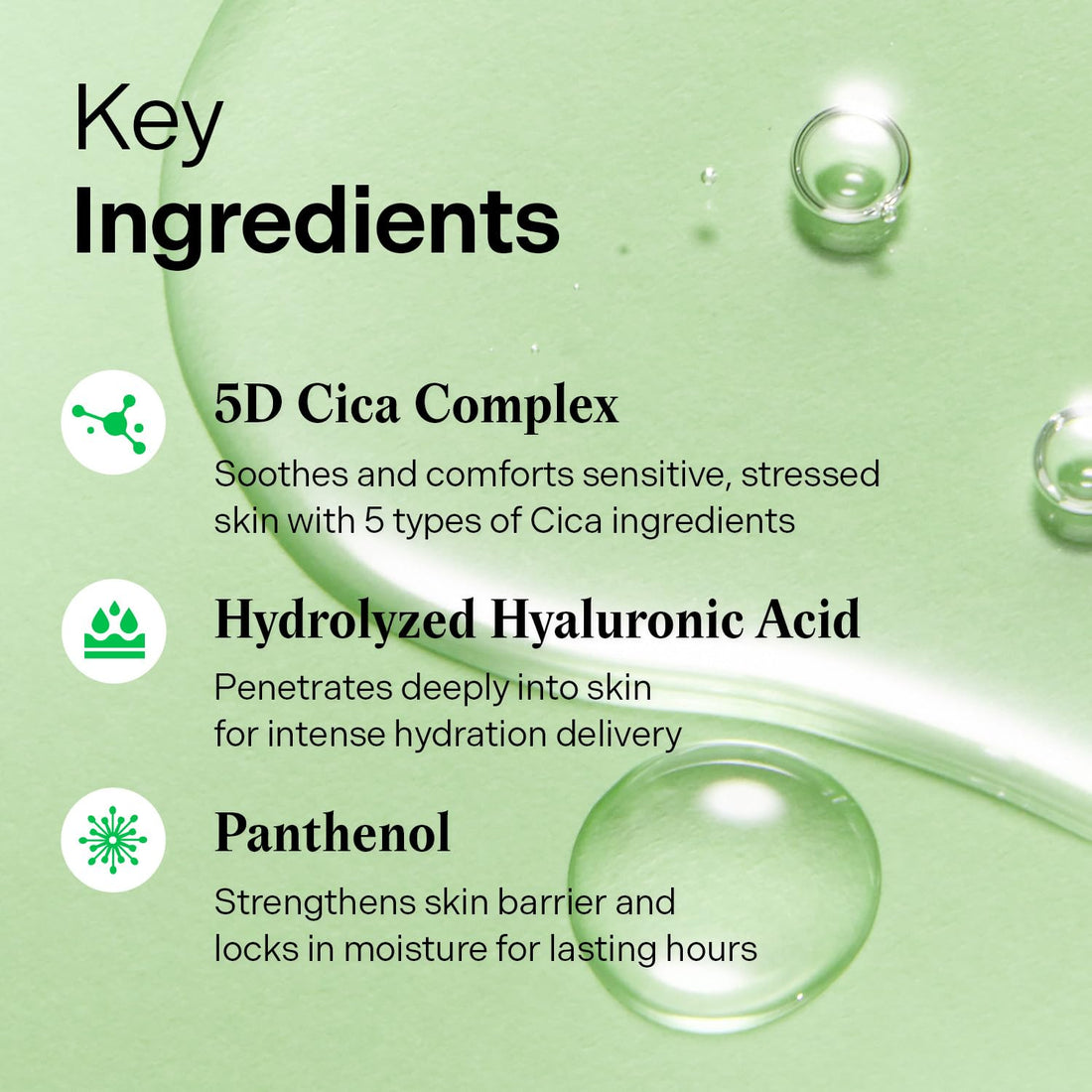 Torriden – Balanceful Cica Calming Serum - veido serumas