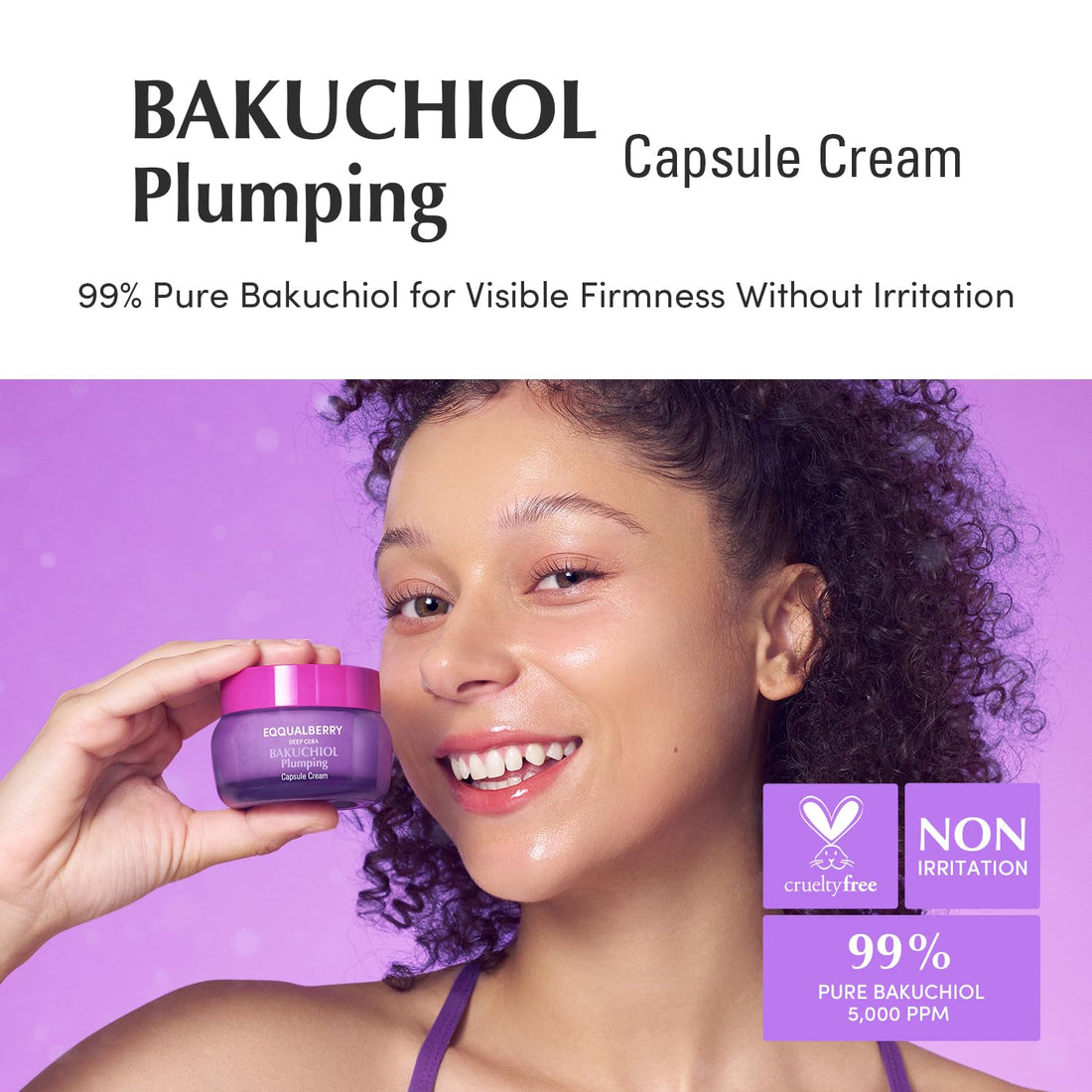Eqqualberry – Bakuchiol Plumping Capsule Cream - veido kremas