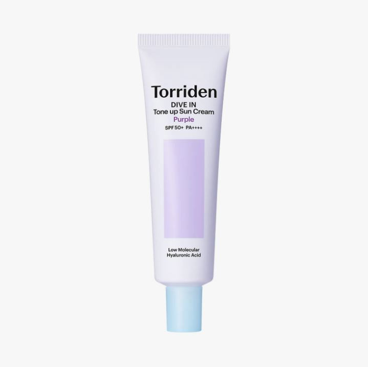 Torriden – Dive In Purple Tone-Up Sun Cream - kremas nuo saulės