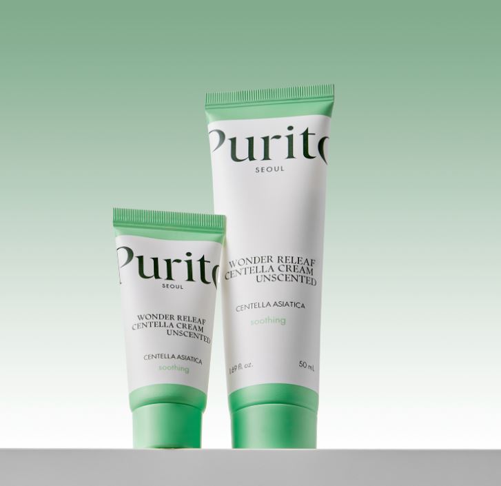 PURITO – Wonder Releaf Centella Mini Kit Unscented - kosmetikos mini rinkinys