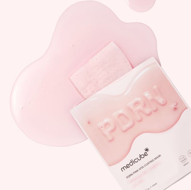 Medicube - PDRN Pink Vita Coating Mask - veido kaukė