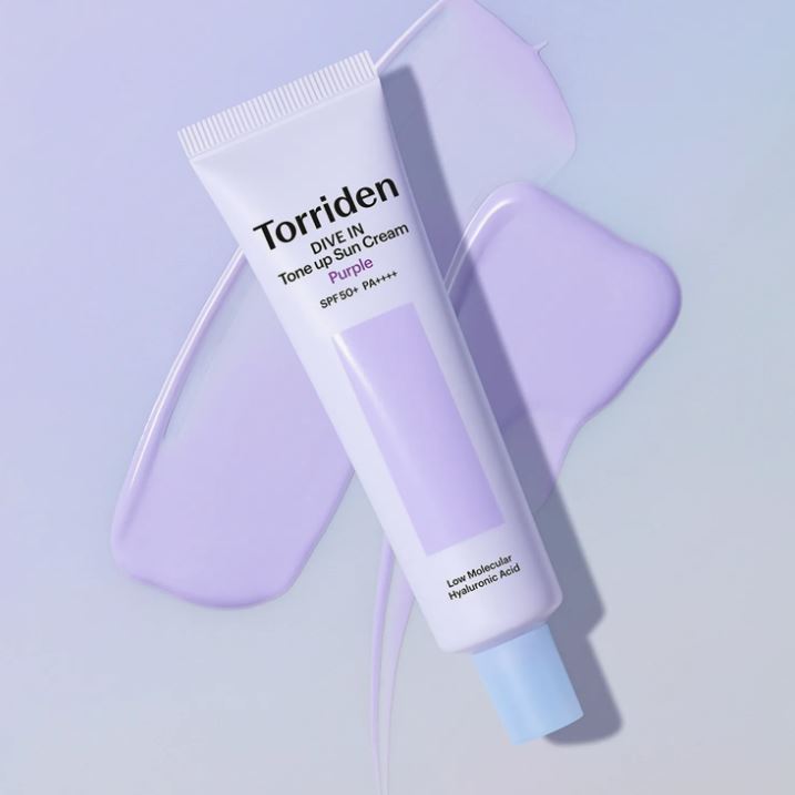 Torriden – Dive In Purple Tone-Up Sun Cream - kremas nuo saulės