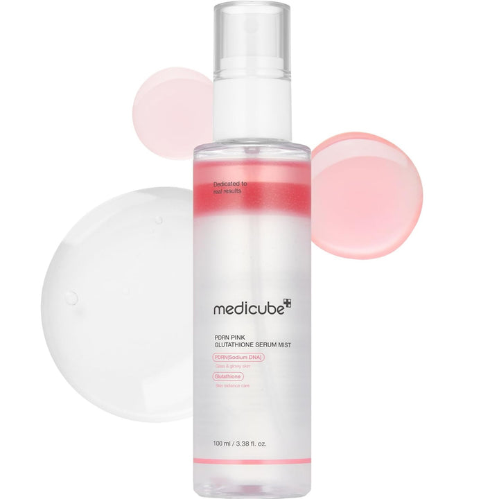 Medicube PDRN Pink Glutathione Serum Mist – purškiamas veido serumas su PDRN