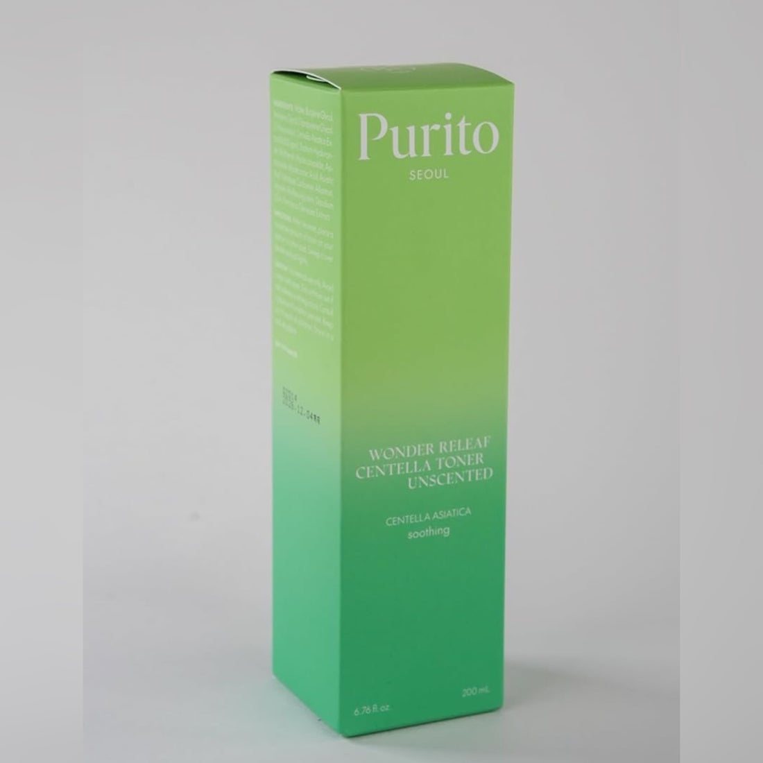 PURITO – Wonder Releaf Centella Toner Unscented - veido tonikas