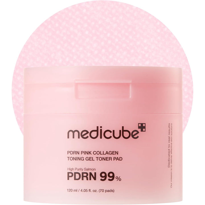 Medicube - PDRN Pink Collagen Toning Gel Toner Pad - toniko padeliai