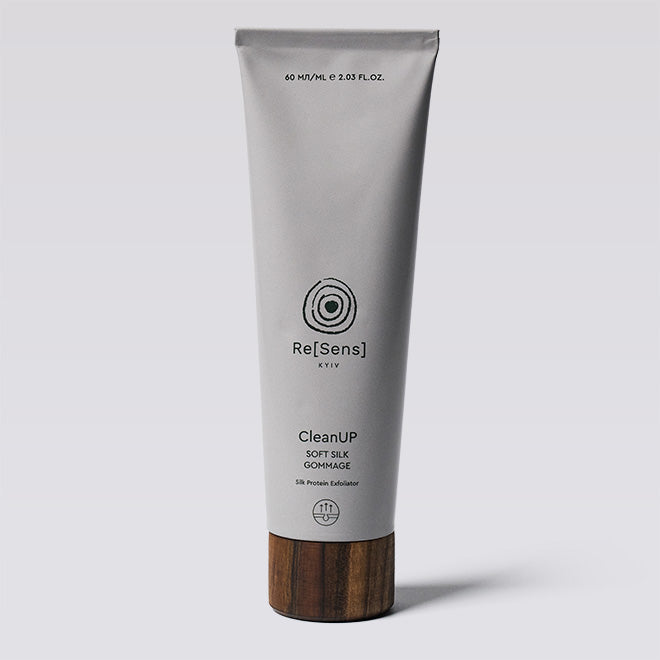 CleanUp švelni šilkinė gommage kaukė
